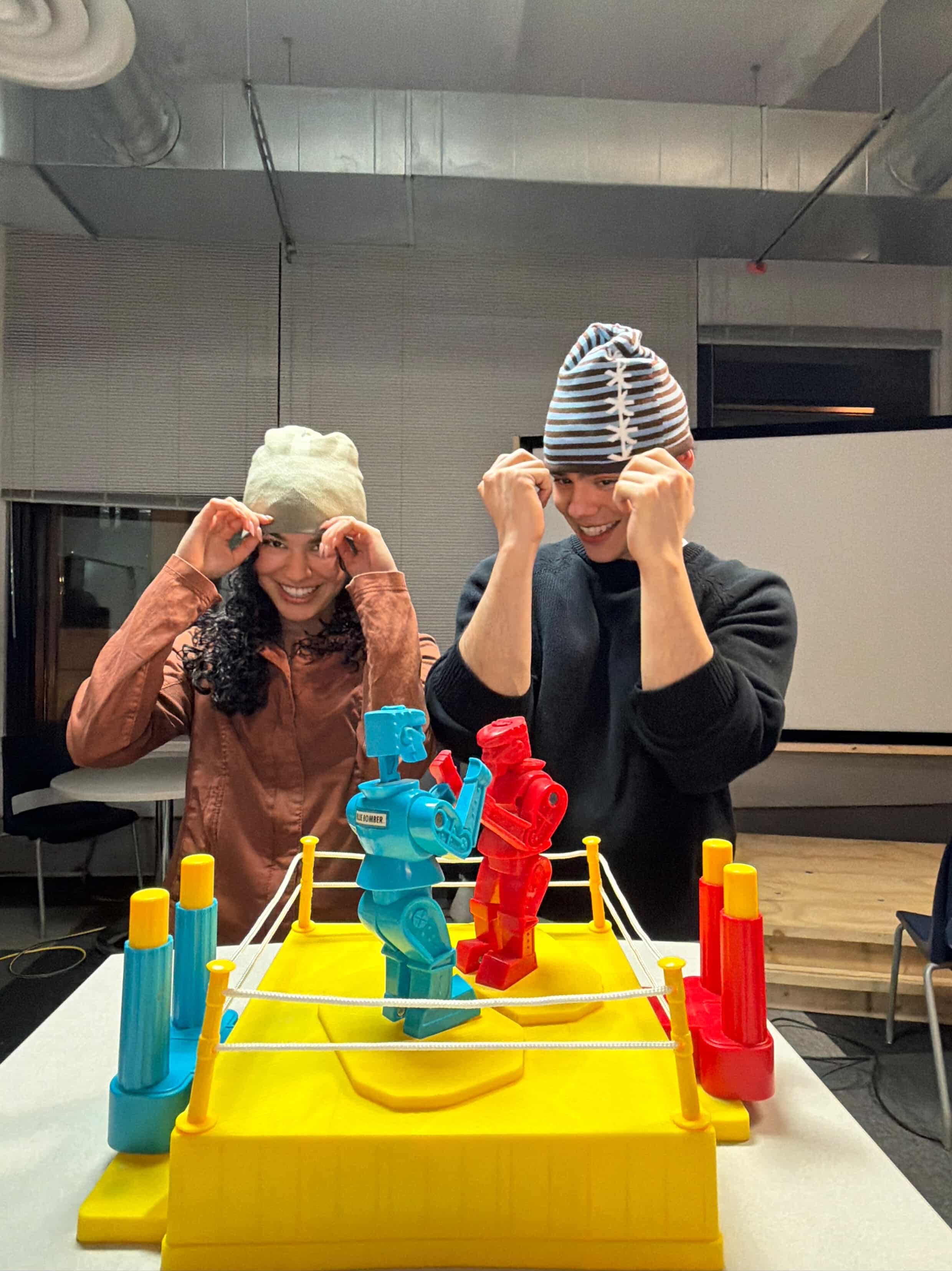 Brown Reversible beanie