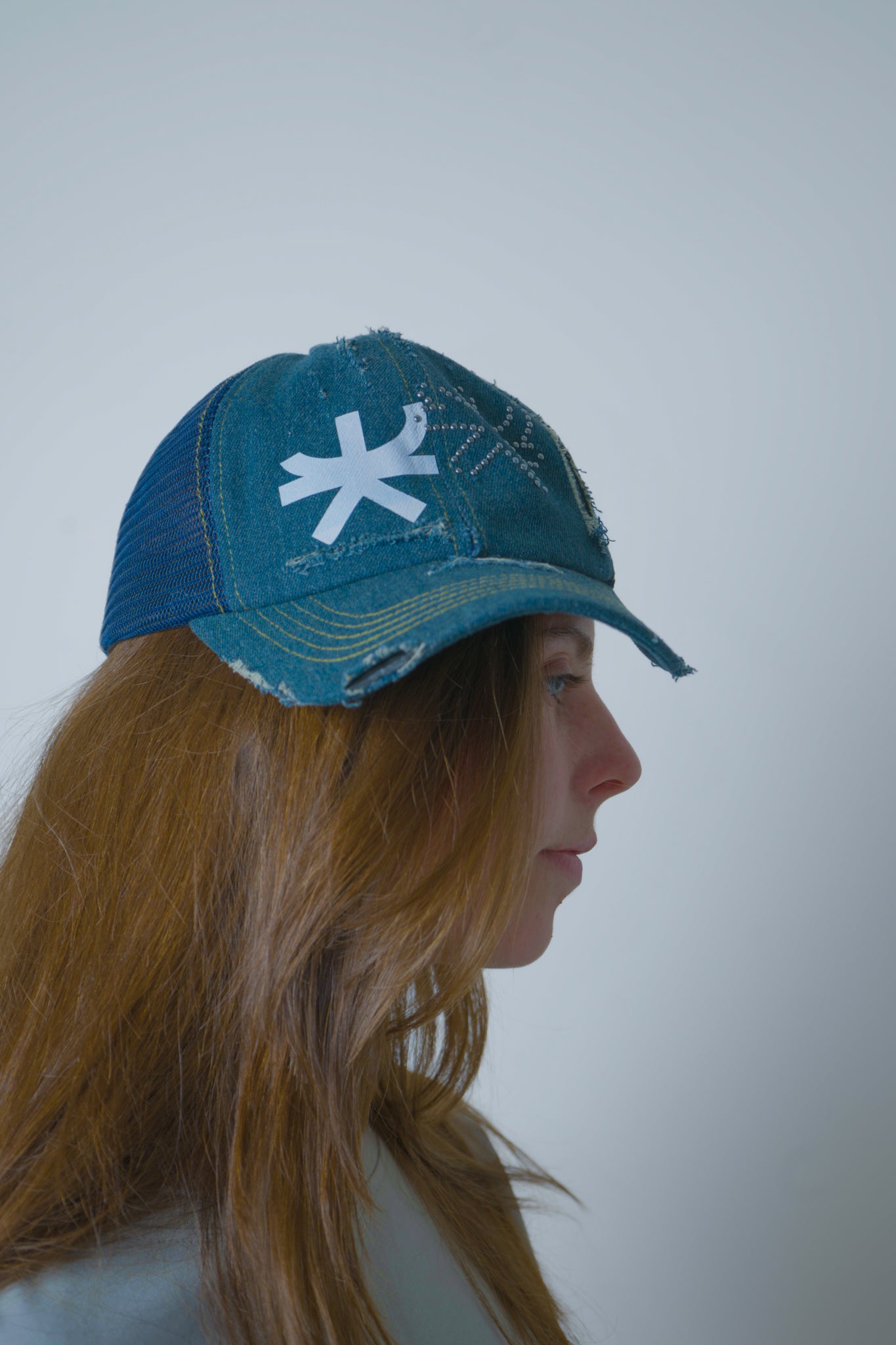 Denim Trucker Hat