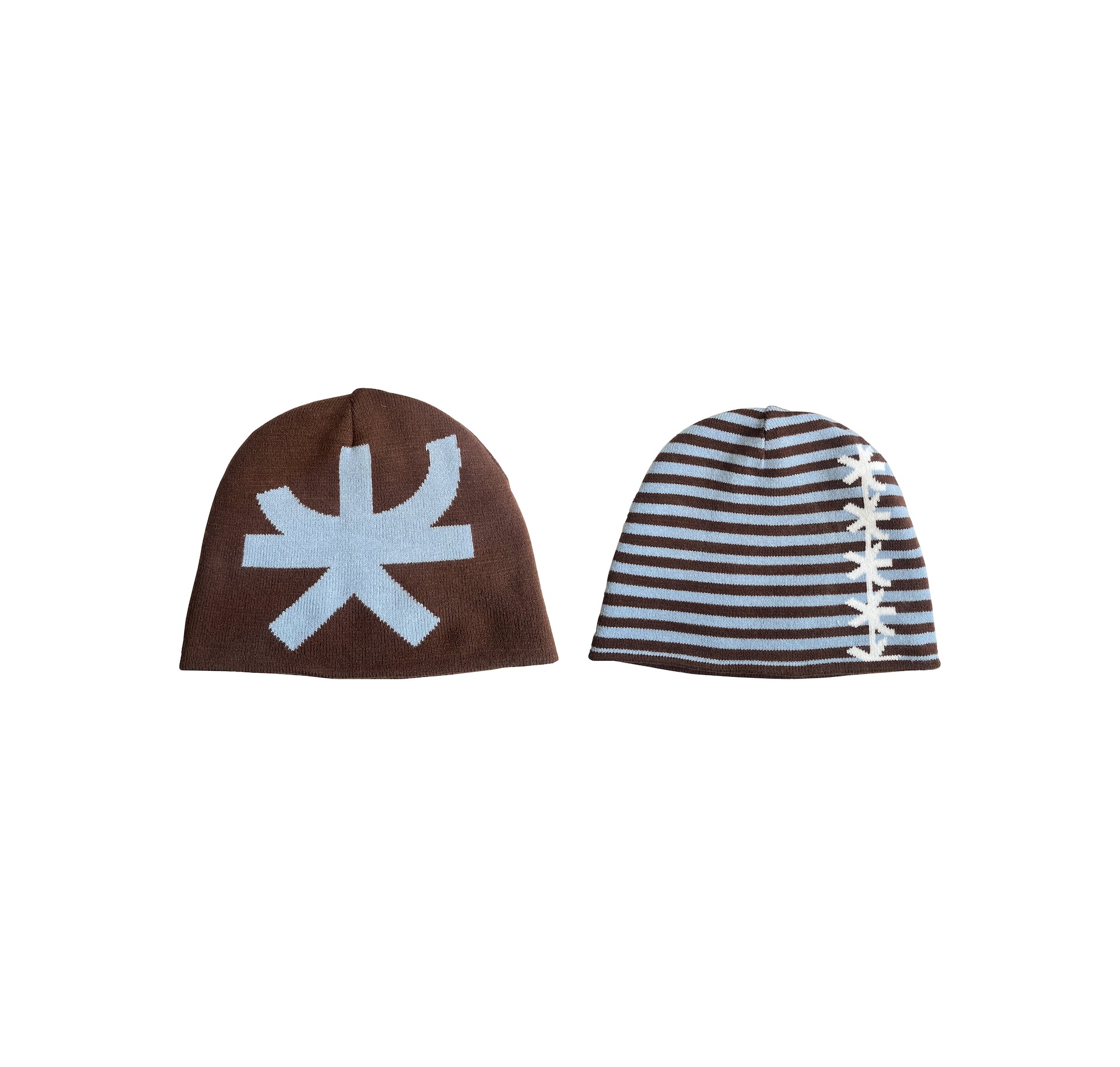 Brown Reversible beanie